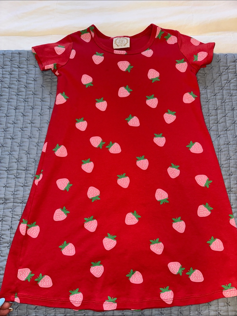EUC! TBBC Strawberry Cotton Dress